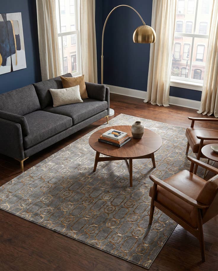 Detail image of 6' x 9' Vogue Geo Rug