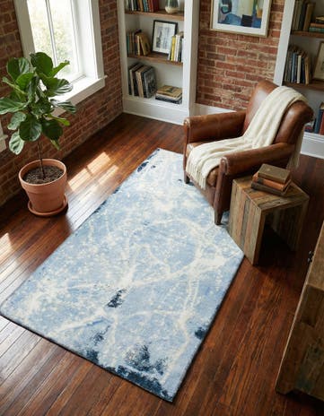 3' 3 x 6' 5 Hand Knotted Ultra Vintage Persian Wool Rug