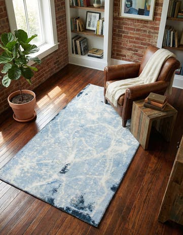 3' 3 x 6' 5 Hand Knotted Ultra Vintage Persian Wool Rug