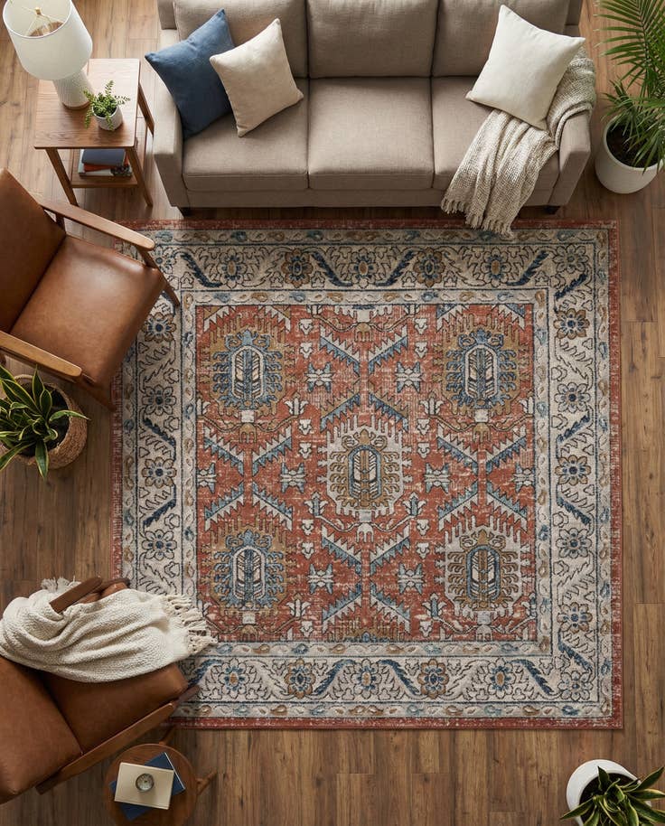 Detail image of 6' x 6' Nyla Square Rug