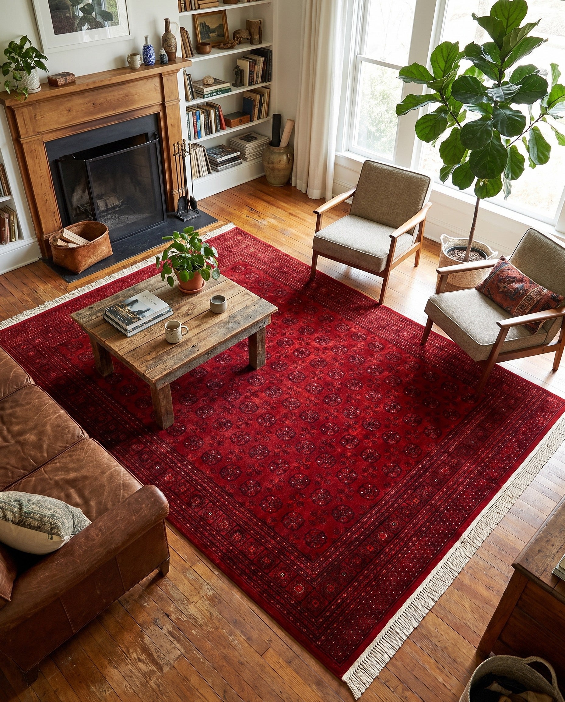 10' x 13' 1 Bokhara Rug
