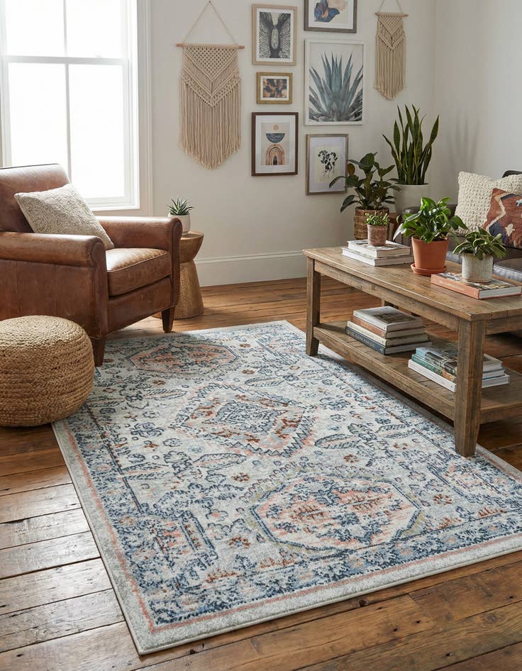 Detail image of 4' x 6' Kamala Washable Rug