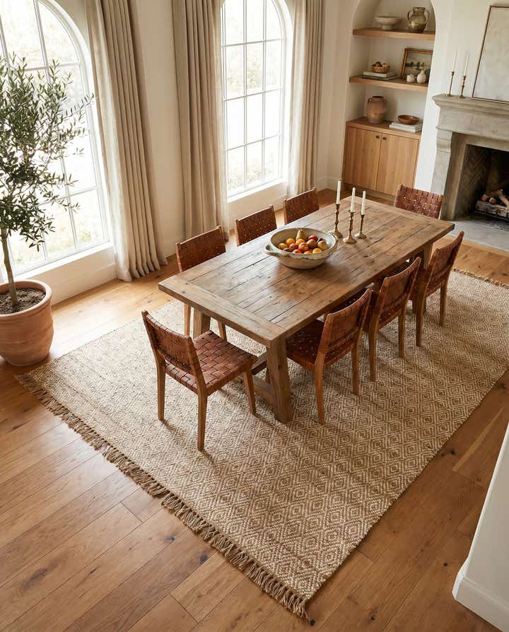 10' x 14' 1 Hand Woven Braided Jute Rug
