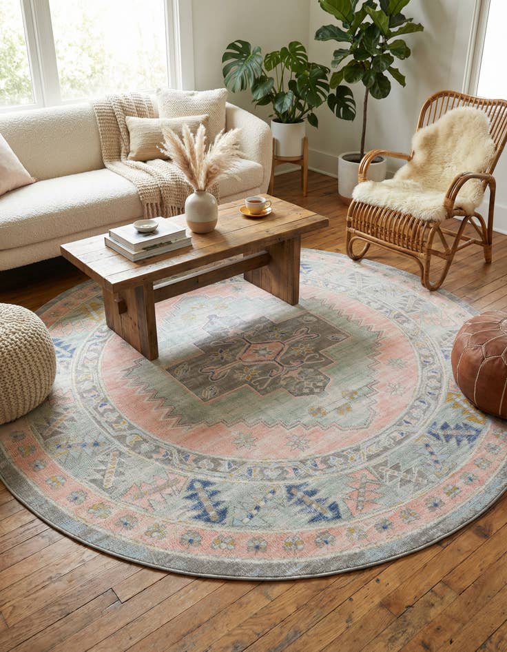 Detail image of 7' x 7' Whitney Round Rug