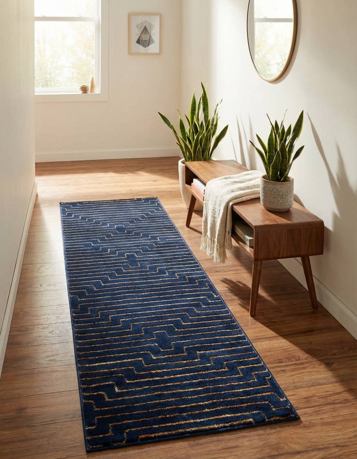 Detail image of 2' x 5' Vogue Geo Runner Rug