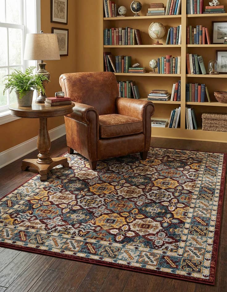 Detail image of 7' 10 x 10' Kamala Washable Rug