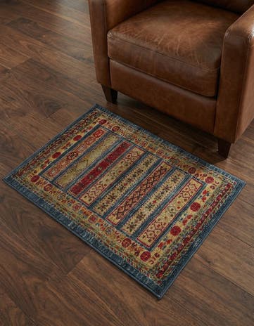 Blue Kashkuli Gabbeh Rug