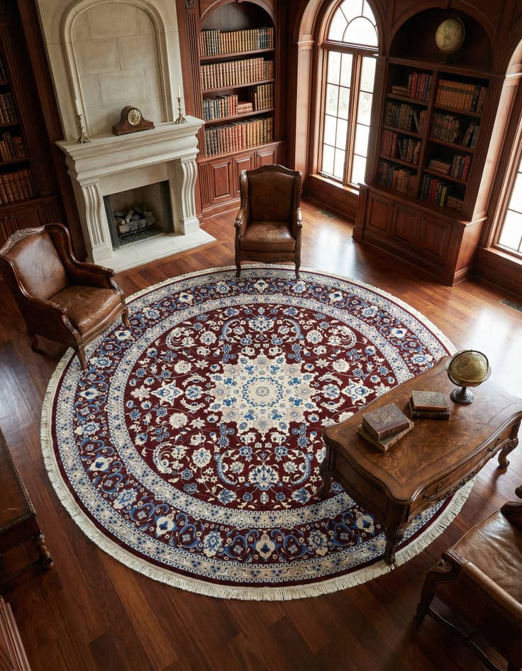 Detail image of 10' x 10' Classical Round Rug