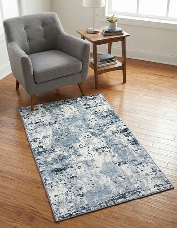 Vintage Blue Aurora Rug
