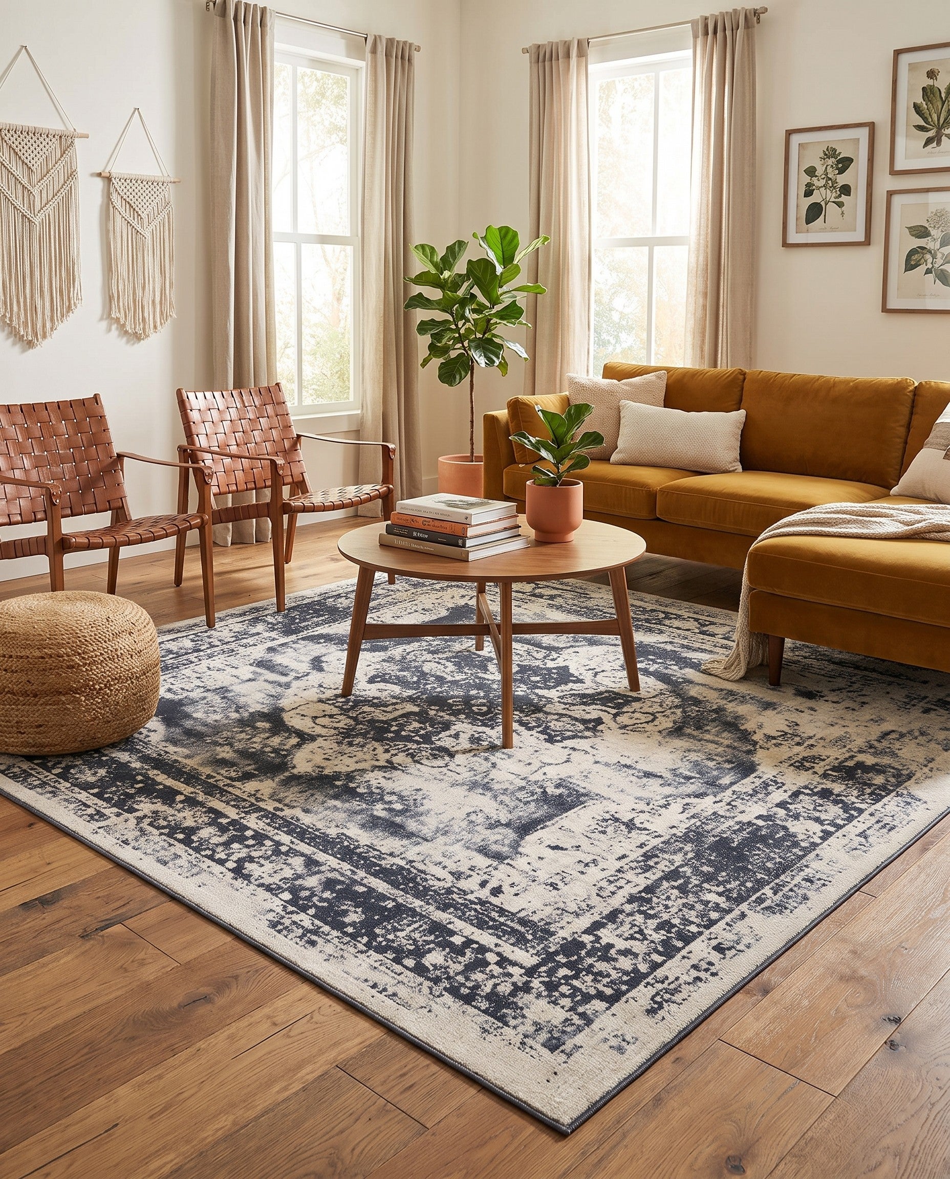 8' x 8' Monte Carlo Square Rug