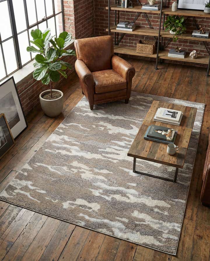 6' x 9' Sepia Rug