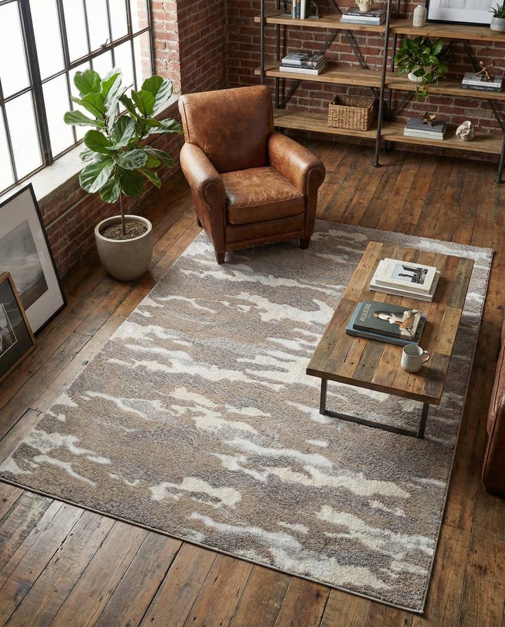 Detail image of 6' x 9' Sepia Rug