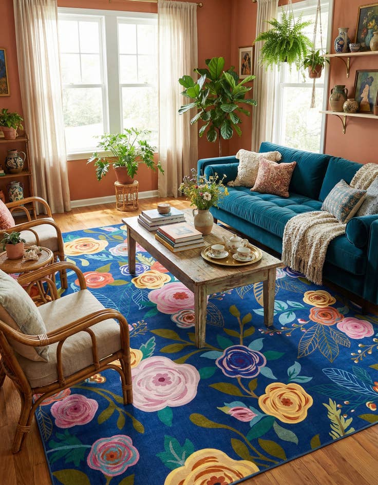 Detail image of 10' x 14' Blossom Rug