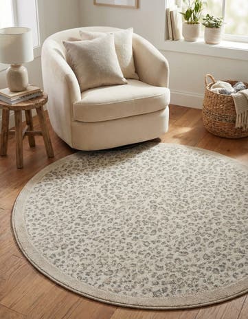 5' x 5' Safari Round Rug