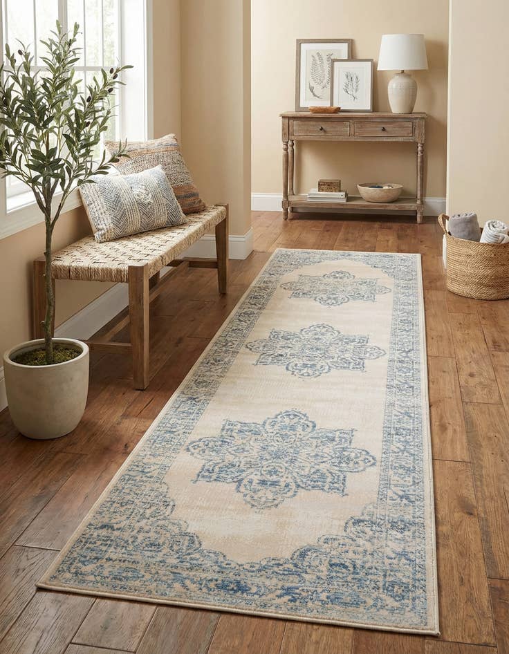 Detail image of 2' 7 x 10' Victoria Runner Rug