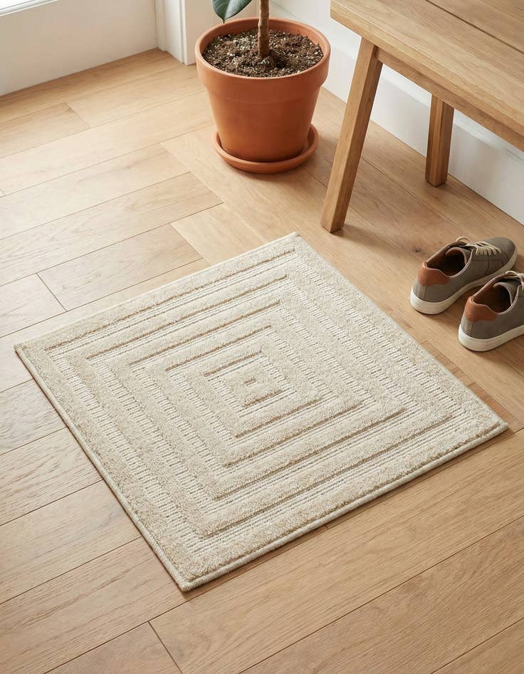 Detail image of 1' 8 x 1' 8 Washable Sabrina Soto Prescott Indoor / Outdoor Sample Rug