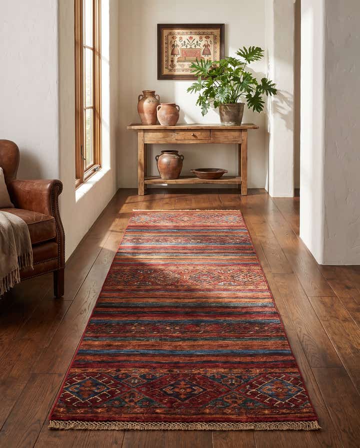 2' 1 x 6' 1 Hand Knotted Kazak Runner Rug
