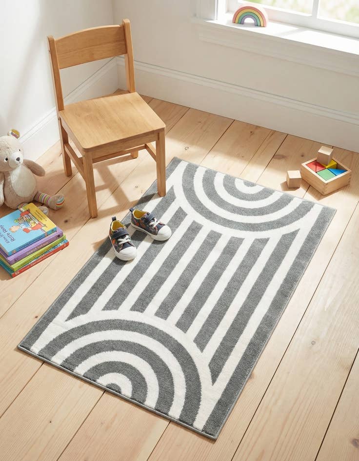 Detail image of 2' x 3' Whimsy Kids Rug