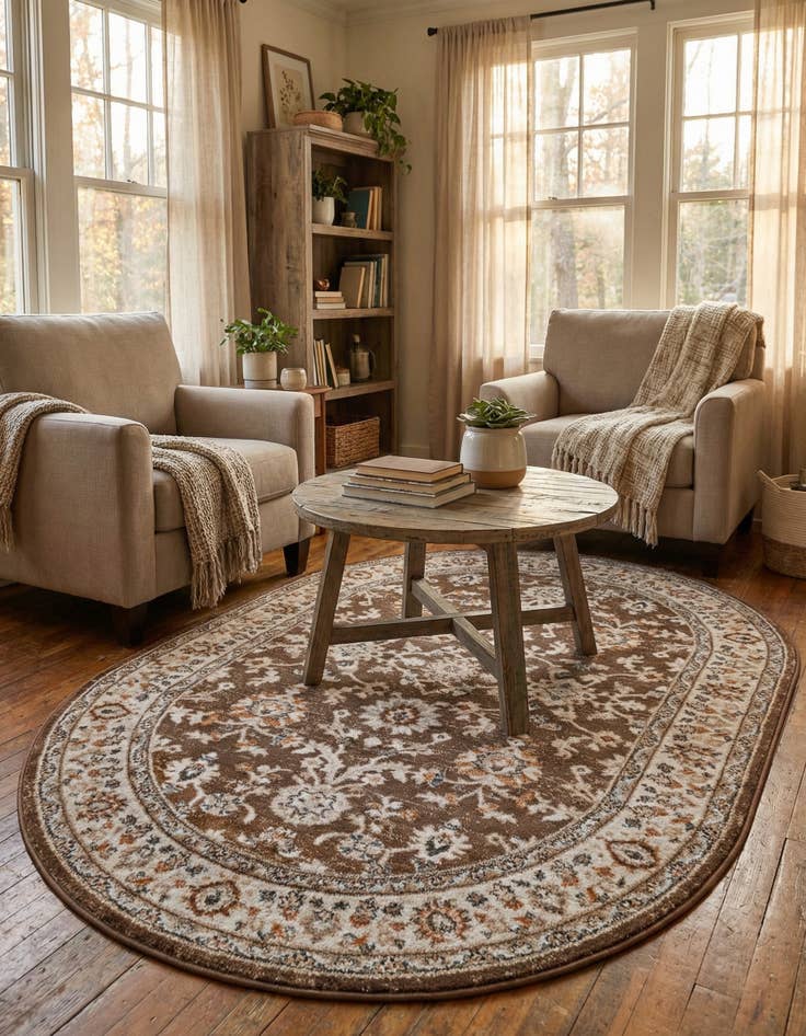 Detail image of 4' x 6' Charlotte Oval Rug