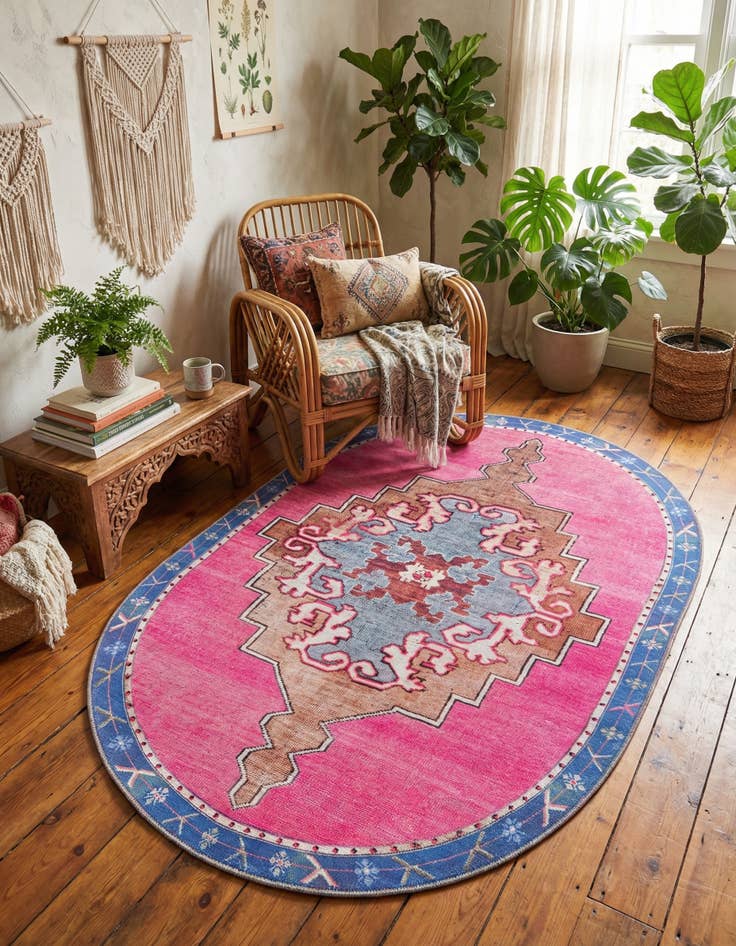 Detail image of 4' x 6' Timeless Oval Rug