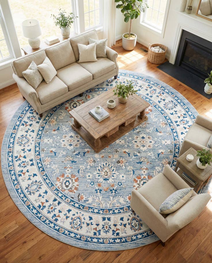 Detail image of 10' x 10' Charlotte Round Rug