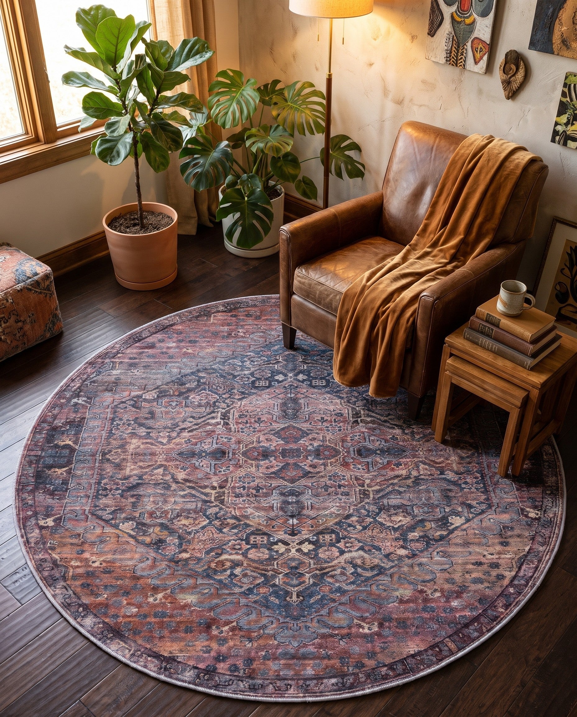 160cm x 160cm Maahru Round Rug