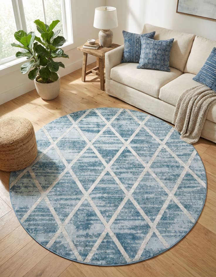 Detail image of 7' x 7' Starlight Round Rug