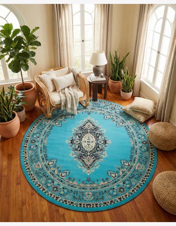 7' 10 x 7' 10 Amaya Round Rug