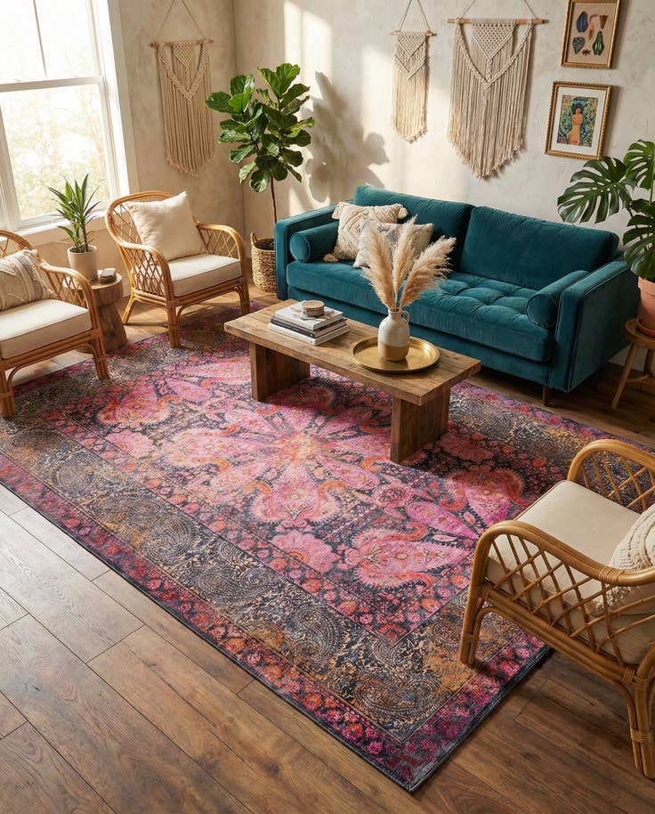 Detail image of 9' 2 x 12' Washable Mangata Rug