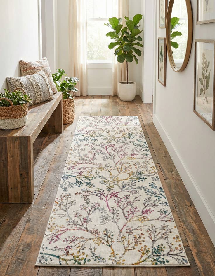 Detail image of 2' x 6' Blossom Runner Rug
