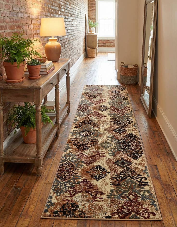 Detail image of 2' 7 x 10' Cafe Runner Rug