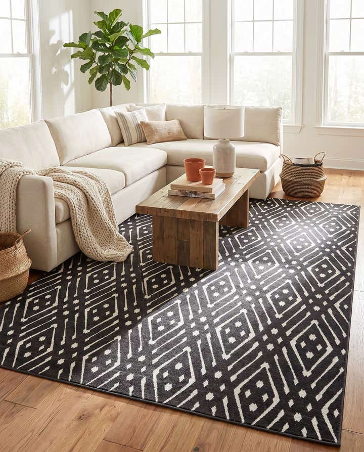 9' x 12' 2 Easy-Clean Sabrina Soto Ella Indoor / Outdoor Rug