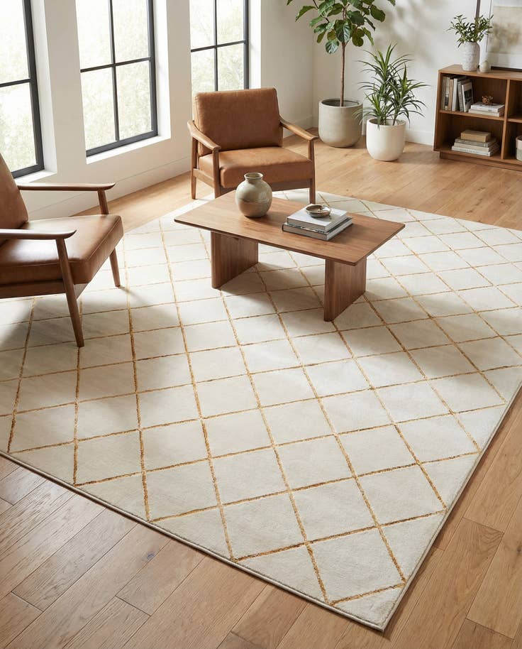 Detail image of 10' x 10' Vogue Geo Square Rug