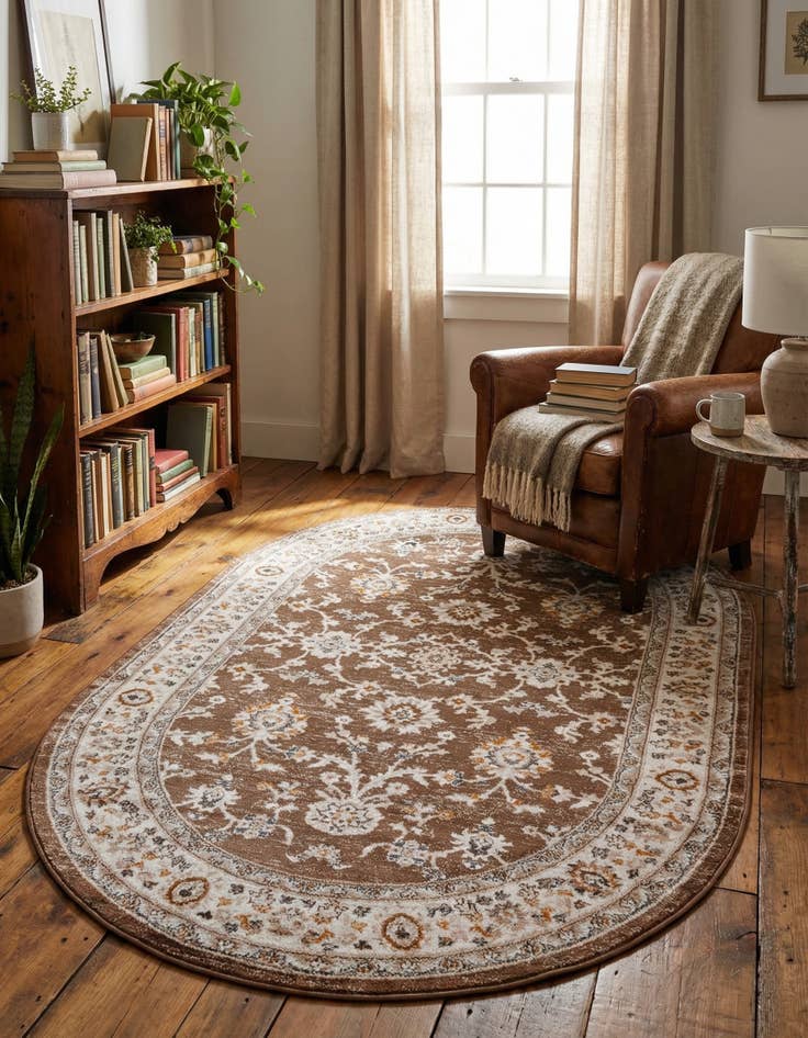Detail image of  5' 3 x 8' Charlotte Oval Rug
