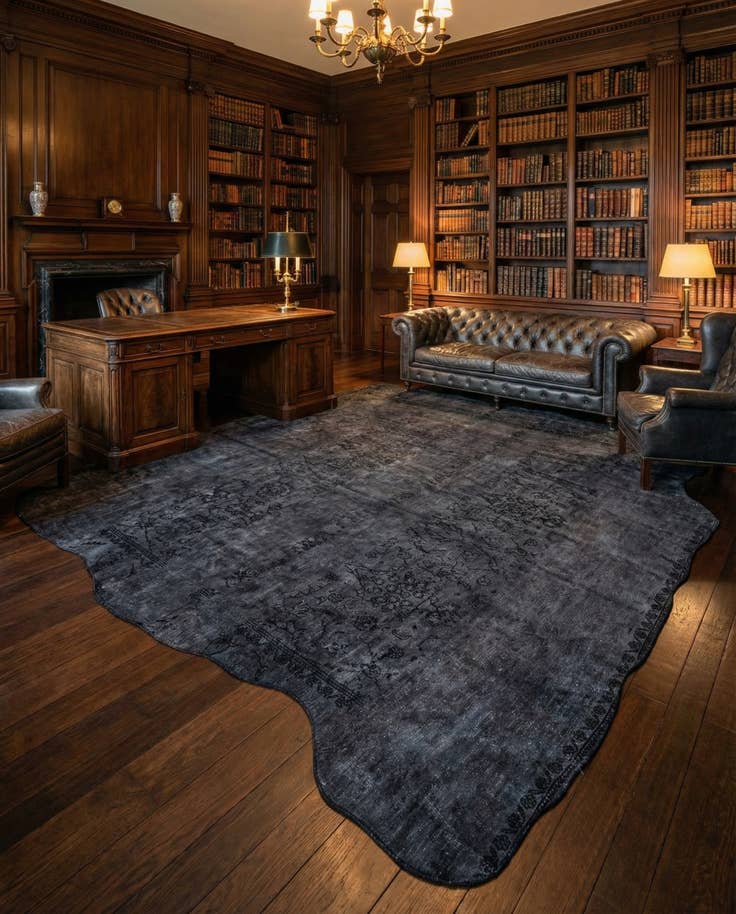 Detail image of 9' 7 x 12' 5 Hand Knotted Ultra Vintage Persian Wool Rug