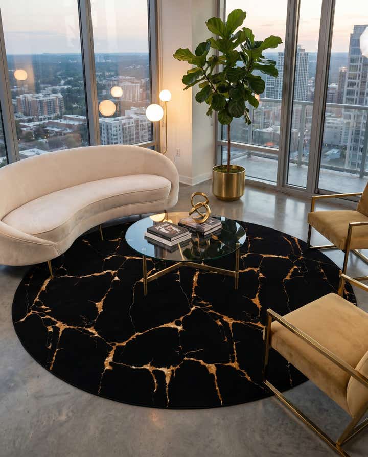 10' x 10' Vogue Geo Round Rug