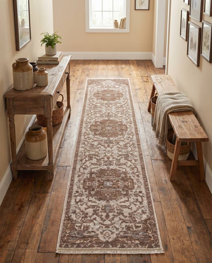 Detail image of 2' 7 x 12' 6 Grand Tradition Rug