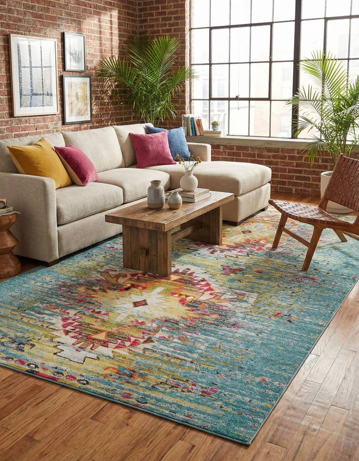 Detail image of 10' 6 x 16' 5  Washable Arte Rug