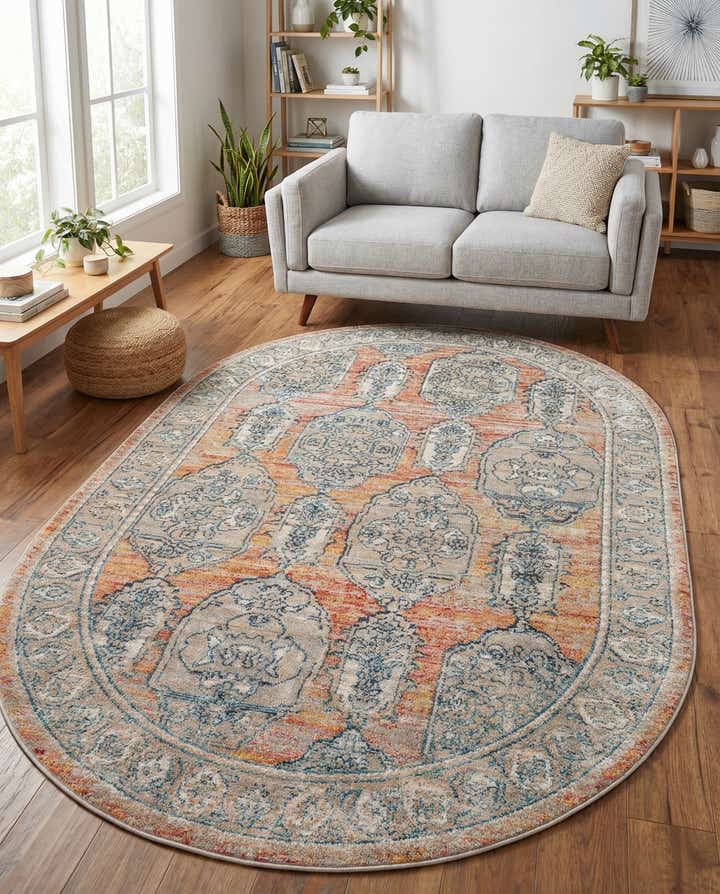 160cm x 245cm Lola Alfombra Óvalo