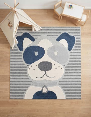 7' 10 x 7' 10 Whimsy Kids Square Rug