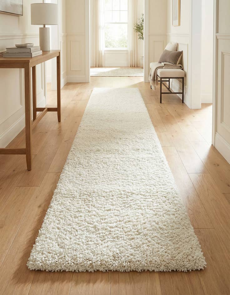 Detail image of 2' 6 x 13' Everyday Shag Runner Rug