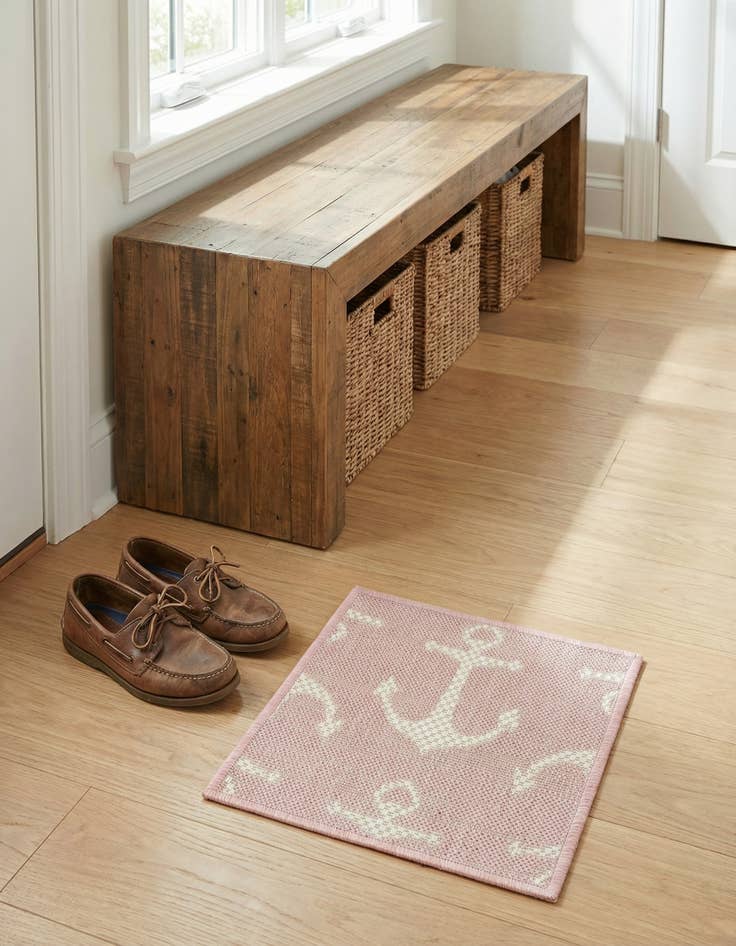 Detail image of 1' 4 x 1' 4 Washable Coastal Indoor / Outdoor Sample Rug