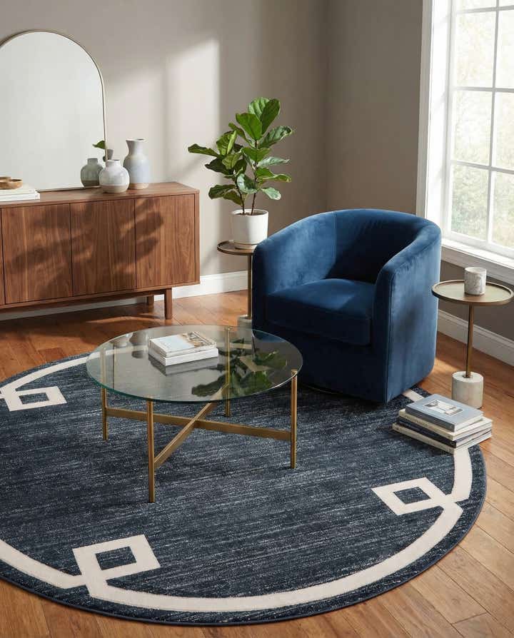 8' x 8' Uptown Lenox Hill Round Rug