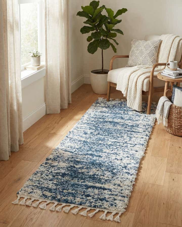 2' x 6' Serenity Shag Runner Rug