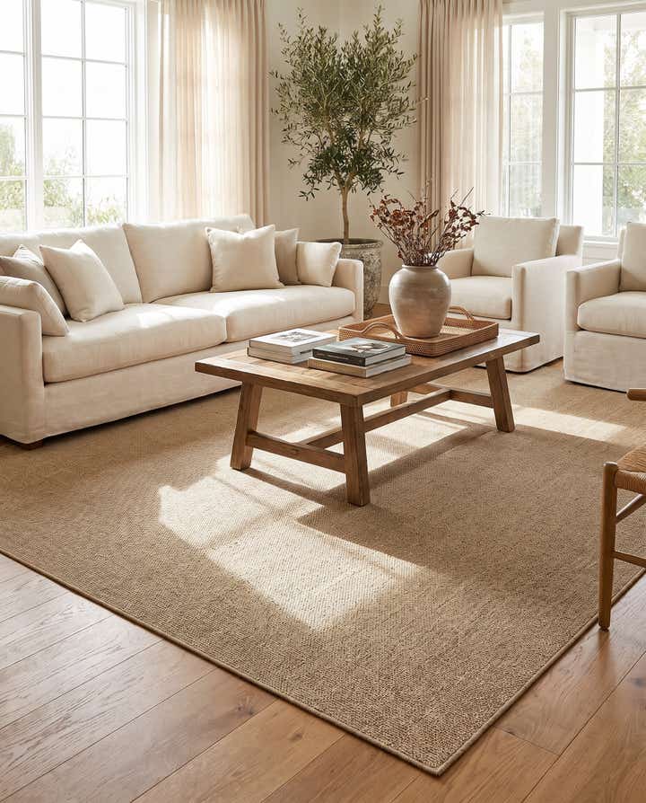 10' x 14' 1 Easy-Clean Solid Indoor / Outdoor Rug