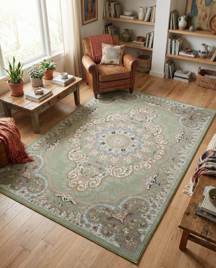 Detail image of 6' x 9' Kamala Washable Rug