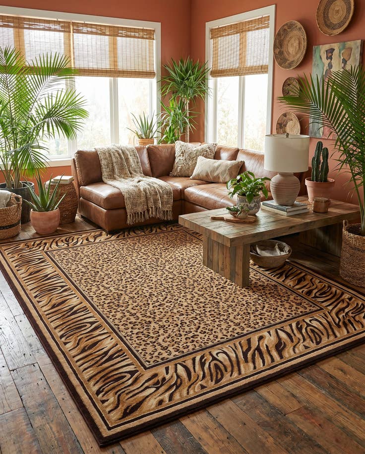Detail image of 7' 10 x 10' Safari Rug