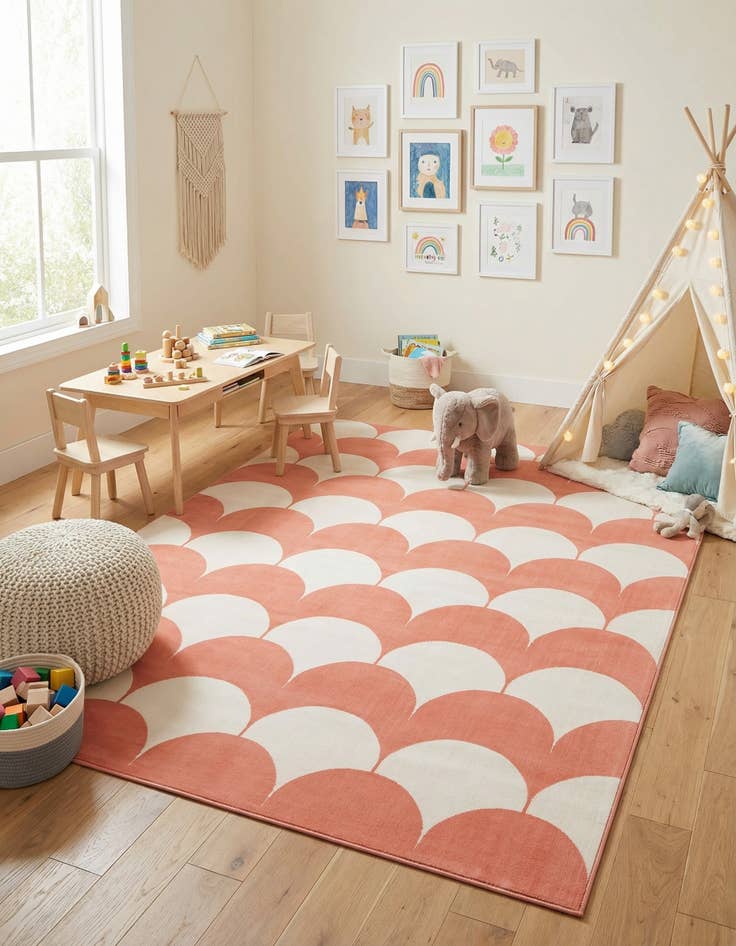 Detail image of 7' 10 x 10' Whimsy Kids Rug