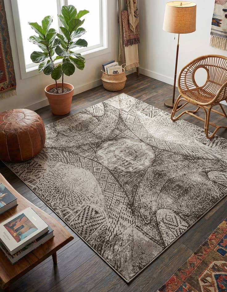 Detail image of 7' 10 x 7' 10 Monte Carlo Square Rug