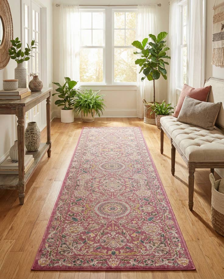 Detail image of 2' 7 x 10' Blossom Runner Rug